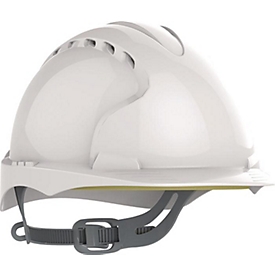 JSP Schutzhelm EVO®2, EN 397, HDPE, 6-Punkt-Gurtsystem, weiß, Kopfumfang 53-64 cm