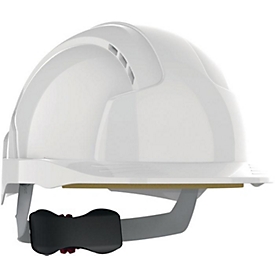 JSP Schutzhelm EVOLite Revolution 6, weiß ABS, EN 397, 6-Punkt-Gurtband, Drehradverschluss, ca. 299 g