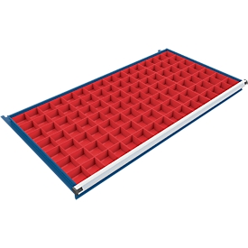 Juego de cajas insertables de 56 uds. para armario de cajones anchura 1330 mm adecuado para cajones de 75/100 mm