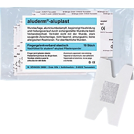 Juego de recambio tipo 5 para dispensador de esparadrapo aluderm®-aluplast, vendaje para nudillos, 10 unidades