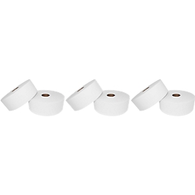 Jumbo toiletpapier, 2-laags, 6 rollen
