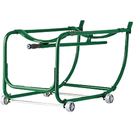 Justrite onderstel, met wielen, staal, B 530 x D 102 x H 102 mm, groen