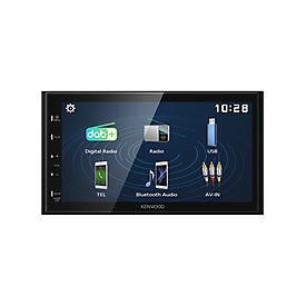 JVC Electronics DMX129DAB. Produktfarbe Schwarz DIN Groesse 2 DIN Ausgangsleistung 64