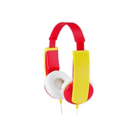 JVC TINYPHONES HA-KD5 - Kopfhörer - ohrumschließend - kabelgebunden - 3,5 mm Stecker - Rot