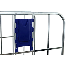 Kaartenhoes voor rolcontainers, blauw