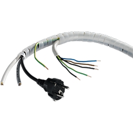 Kabel-Spiralschlauch, transparent
