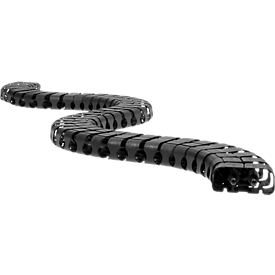 Kabelbeschermslang Classic, met kabeldoorvoer, L 750 mm, zwart