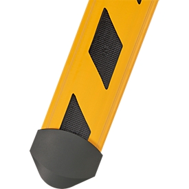 Kabelbruggen B15 CB compact, 1500 mm, geel/zwart gestreept