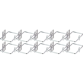 Kabelführungsbügel, verzinkt, aus Rundstahl, B 112 x T 82 mm, 10 Stück