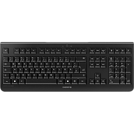 Kabellose Tastatur CHERRY KW 3000, QWERTZ, bis 10 m, USB, inkl. Nummern- & Cursorblock, schwarz