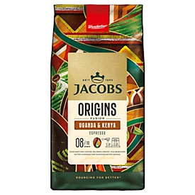 Kaffee Jacobs Krönung Origins Uganda & Kenia, Bohnenkaffee, Intensität 8/10, gemahlen, 1 kg