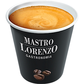 Kaffeebecher Mastro Lorenzo, 200 ml, Karton, 16 x 100 Stück