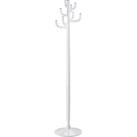 Kaktus standing coat rack, white