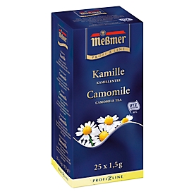 Kamillentee Meßmer Kamille, Packung mit 25 Beutel á 1,5 g, UTZ-zertifiziert