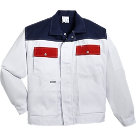 KANSAS® Maler-Bundjacke Color, weiß, Gr.S
