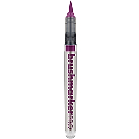 KARIN Brush Marker PRO, technologie d'encre liquide, pointe nylon, 2,4 ml, 1 pièce, bordeaux