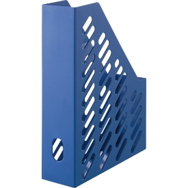 KARMA-magazijnmap, DIN A4/C4, 100% gerecycled materiaal, B 76 x D 246 x H 315 mm, H-front: 148 mm, blauw