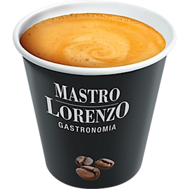 Kartonbecher Mastro Lorenzo, für Kalt- & Heissgetränke, 100 ml, 50 Stück