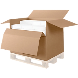 Kartonnen dozen voor op pallets/containers, 785 x 585 x 500 mm, 10 stuks