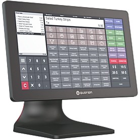 Kassensystem Quorion INViCTUS, Android, 15,6" Touchscreen, USB/LAN/WLAN/RS232/Micro-SD/SIM, L 215 x B 395 x H 325 mm, schwarz
