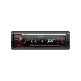 Kenwood Electronics KMM-BT408DAB - Schwarz - 1 DIN - 88 W - 4.0 Kanäle - 50 W - 20 - 20000 Hz