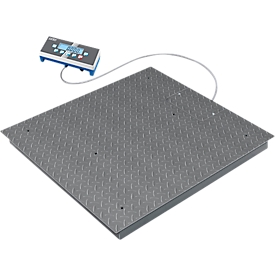 KERN Bodenwaage BID 1T-4SM, Wägebereich 1500 kg, Ablesbarkeit 0,5 kg, robust und effizient