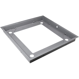 KERN Cadre de fosse BIC-A04, L 1088 x P 1088 x H 107 mm, pour plateaux de pesée 1000 x 1000 x 108 mm