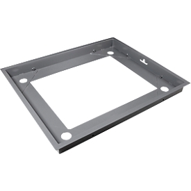 KERN Grubenrahmen BIC-A08, B 1288 x T 1088 x H 110 mm, pulverbeschichteter Stahl, für Wägeplattengröße 1200 x 1000 x 108 mm