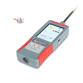 KERN Kraftmessgerät FS 2-500OY1, digital, externe Messzelle, Messbereich 500 N, Ablesbarkeit 0,1 N, interner Speicher, USB, Akkubetrieb, in Koffer