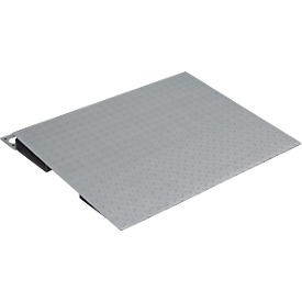 KERN oprijplaat BIC-A01, B 1000 x D 1000 x H 107 mm, voor weegplaten 1000 x 1000 x 108 mm