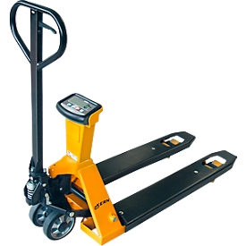 KERN VHB 2T1 Transpalette peseur, capacité de pesée 2000 kg, précision de lecture 1 kg