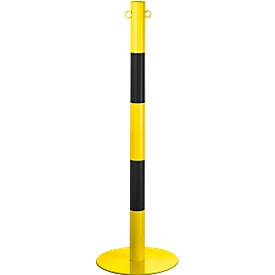 Kettenständer, 2-tlg., gelb/schwarz