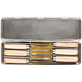 Key file set L.100mm cut 2 metal box PFERD