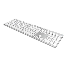 Keysonic KSK-8022BT - Tastatur - QWERTZ - Deutsch - Silber