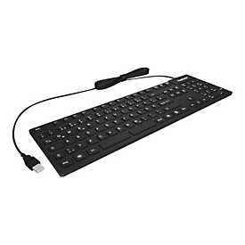KeySonic KSK-8030 IN - Tastatur - Deutsch - Schwarz
