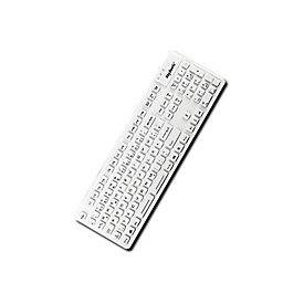 KeySonic KSK-8030 IN - Tastatur - Deutsch - weiß