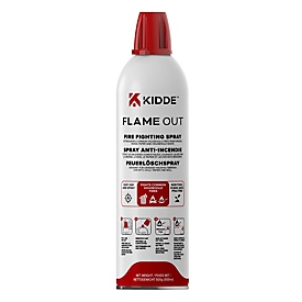 Kidde Feuerlöscher Spray KFS-500, Löschleistung 34 A, Spritzdauer 0,5 s, Aluminium, rot