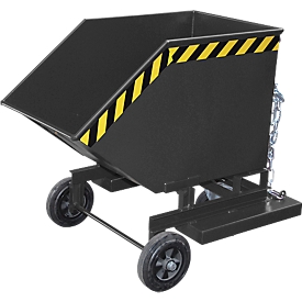 Kiepbak met wielen type KW-ET 250, grijs