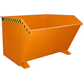 Kiepbak type GU, 2000 liter, oranje