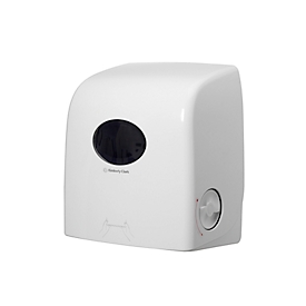 Kimberly-Clark® Aquarius handdoekrolhouder Slimroll 6953, L 343 x B 318 x H 191 mm, kunststof, wit