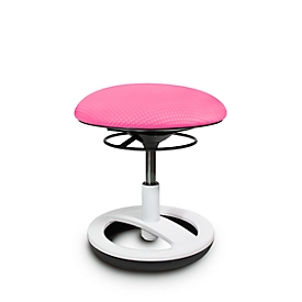 Kinderkruk TOPSTAR Sitness Bobby, voor mobiel zitten, in hoogte verstelbaar, TPU-zool, met design voetring, roze