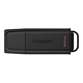 Kingston 64GB PORTABLE USB 3.2 GEN 1 DATATRAVELER EXODIA BLACK - 64 GB