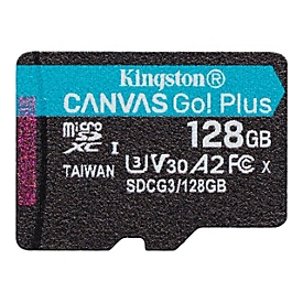 Kingston Canvas Go! Plus - Flash-Speicherkarte - 128 GB - microSDXC UHS-I