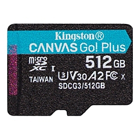 Kingston Canvas Go! Plus - Flash-Speicherkarte - 512 GB - microSDXC UHS-I
