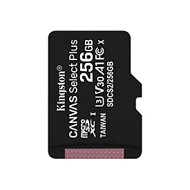 Kingston Canvas Select Plus - Flash-Speicherkarte - 256 GB - microSDXC UHS-I
