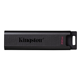 Kingston DataTraveler 512GB Max 1000R/900W USB 3.2 Gen 2 - 512 Go - USB Type-C - 3.2 Gen 2 (3.1 Gen 2) - 1000 Mo/s - Slide - Noir
