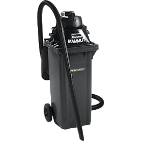 Kit complet aspirateur eau et poussières, sans prise pour outils, y compris poubelle grande capacité de 120 l, 1 filtre à cartouche & 1 filtre en non-tissé, anthracite