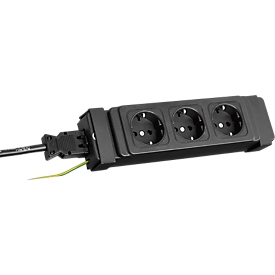 1 Bloc Multiprise De Protection Contre Les Surtensions De 6 Pieds, Rallonge  Plate Avec 3 Ports USB Et 4 Prises Secteur, Rallonge De Prise Murale Pour