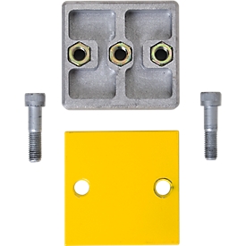 Kit d'extension, pour barrière de protection, jaune