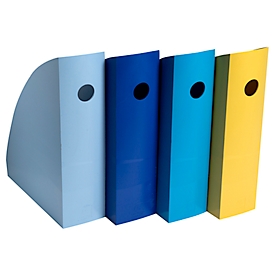 Kit de classement Exacompta BEE BLUE Pen Cube, 4 pièces, pour documents au format A4+, avec trou de préhension, Ange Bleu, polystyrène, multicolore